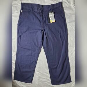 Carhartt FRB159 DNY Flame Resistant Canvas Work Pants 40x30 NWT CAT 2 Navy
